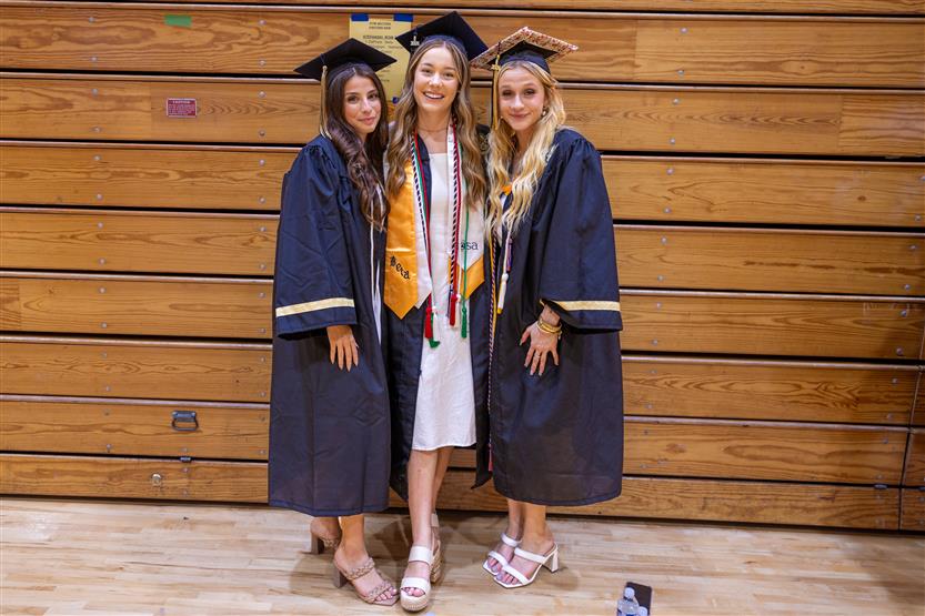 Students celebrate graduating